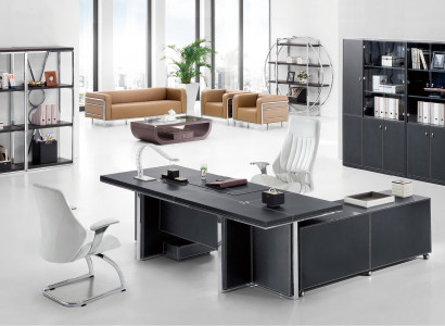Leder Chesterfield-Sofa modern in Braun