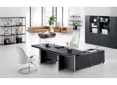 Wandregal links MDF PVC Edelstahl in modernem Design