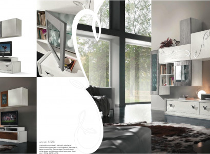 Wohnwand Design Wandschrank Regal Wohnzimmer Holz Schränke Vitrine Wand Regale