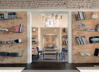 Design Trenn Wand Regal Wohn Zimmer Schränke Edelstahl Regale Bücher Schrank Neu