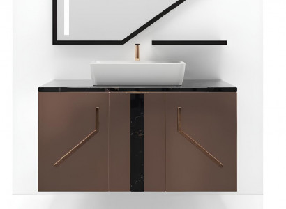 Brauner Badezimmerschrank Klassische Badezimmermöbel Badezimmerregale Neu