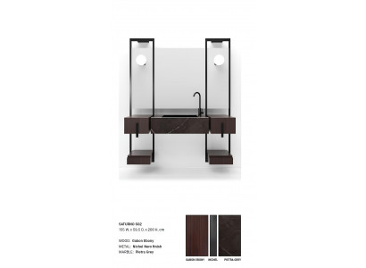 Braun Badezimmer Waschbecken Armaturen Badezimmer Möbel Italien Stil Neu