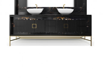 schwarzer Badezimmerschrank Badezimmermöbel Regale Badezimmerschrank Holzregale