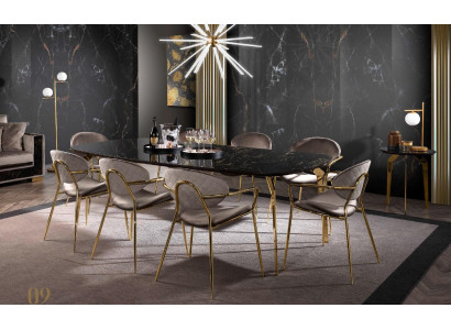 Luxus Esstisch Modern Esszimmer Küche Ess Tische Design Tisch Glas 250 cm XXL