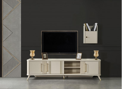 Kommode rtv Tisch Sideboard Wohnwand Wand Regale Konsole Kommoden tv