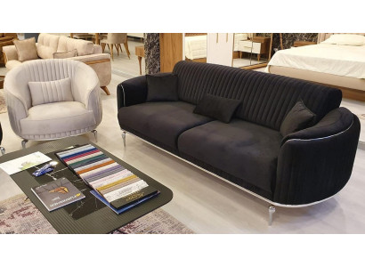Wohnzimmer Sofagarnitur 3 1 Sitzer Set Design Sofas Polster  Modern neu