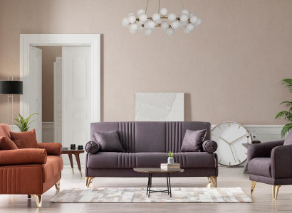 Stilvolles 3+3+1 Sitzer Sofa Set mit modernem Design für elegantes Wohnen