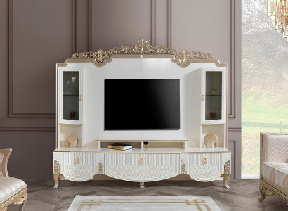 Wohnwand TV-Schrank Wohnzimmer Set Wohnmöbel Modern Wohnzimmer