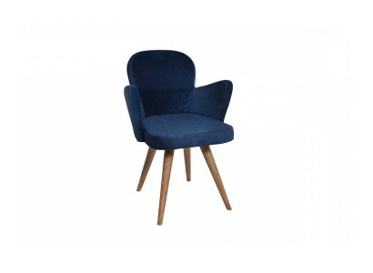 Moderne Küchenstuhl Holzstuhl Stuhl Tresenstuhl Esszimmerstuhl Blau