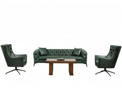 Sofa Set Büroeinrichtung Arbeitszimmer des Geschäftsführers Modern Luxus 4tlg