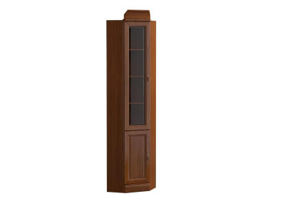 Eckvitrine Glasschrank Schrankvitrine Holzschrank Objektschrank Regalvitrine