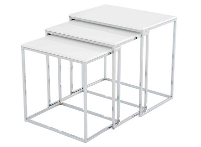 Modern Grau Couchtisch 3x Couchtische Wohnzimmer Hochwertig Möbel Designer
