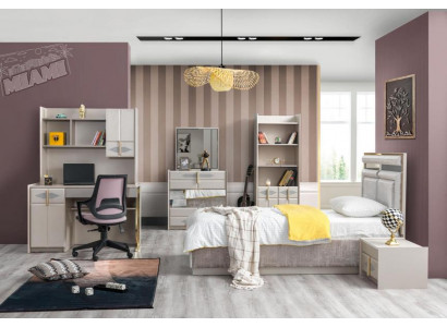 Kinderzimmer Set Luxus Kinderbett Nachttisch Kommode Buecherregal Schreibtisch