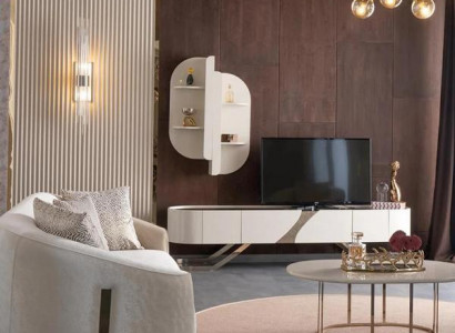 Wohnzimmer Set Wohnwand Sofa 3 Sitzer Couchtisch Sideboard Wandregal