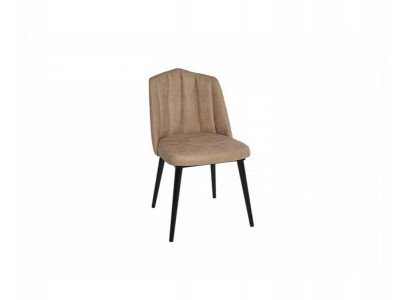 Stuhl Esszimmerstuhl Küchenstuhl Polsterstuhl Sessel Kunstleder Beige