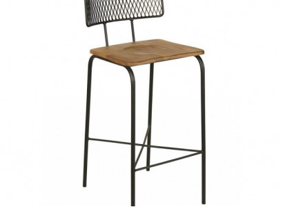 Barhocker Tresenhocker Barstuhl Tresestuhl Stuhl mit Rücklehne Metall