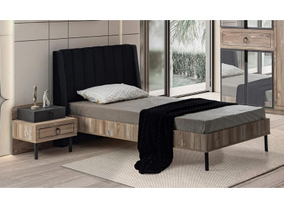 Bett Nachttisch Set Modernes Design Stilvolle Kinderzimmer Gestaltung Möbel