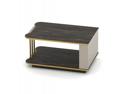 Couchtisch Beistelltisch Arbeitszimmer Tisch Sofatisch mit Regal Büromöbel