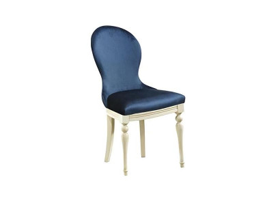 Blau Designerstuhl Stuhl Esszimmerstuhl Relaxstuhl Holzstuhl