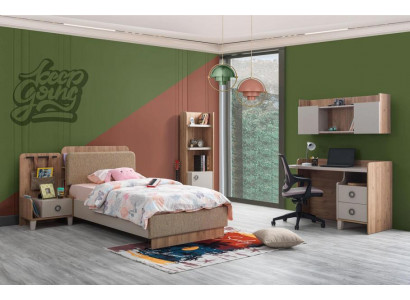 Kinderzimmer Set Kinderbett Nachttisch Kommode Buecherregal Schreibtisch
