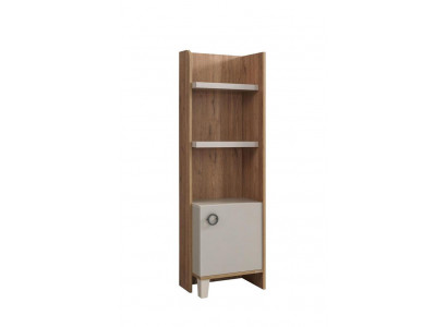 Elegantes braunes Bücherregal aus Holz für Wohnzimmer und Büro