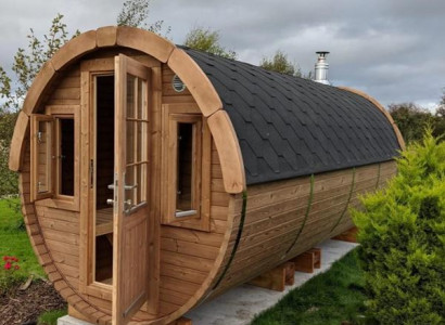 Saunafass Gartensauna Saunatonne Naturfasssauna Wellnessfass Fasshütte