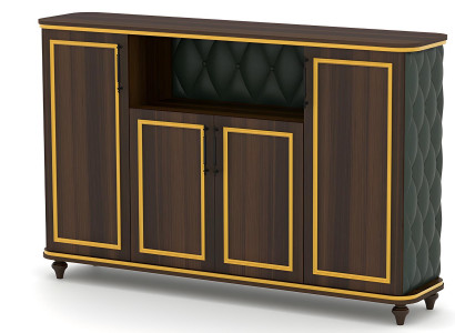 Luxus Büroschrank Anrichte Schrank Sideboard Modern Büro Möbel Holz Gold