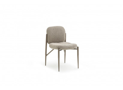 Esstischstuhl Polsterstuhl Esszimmerstuhl Stoff Holz Beige