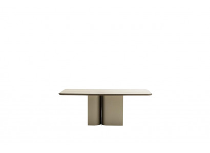 Esstisch Esszimmer Keramik Holz Tisch Beige Moderne Möbel Esstische
