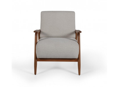 Sessel Club Lounge Designer Lehn Moderne Sessel 1 Sitzer  Polster Grau