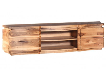 Elegante braune Holzkonsole im stilvollen Design