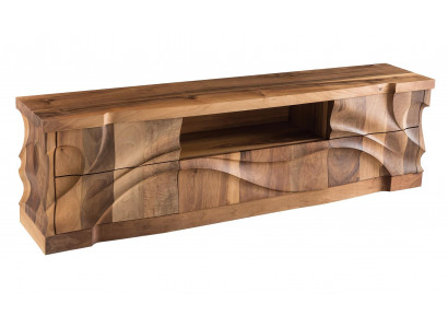 Elegantes braunes Holz Konsolmöbel in zeitlosem Design