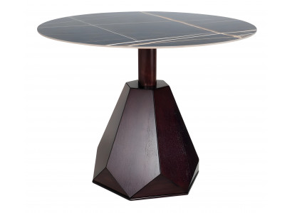 Exklusiver Runder Esstisch Esszimmertisch Designer Holz Tische