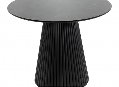 Designer Schwarzer Esstisch Moderne Esszimmer Luxus Holztische