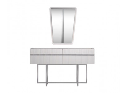 Kommode mit Spiegel Modern Kommode mit Spiegel Luxus Moder design Schlafzimmer
