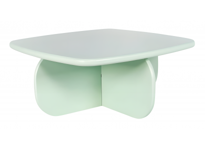 Eleganter grüner Holztisch im modernen Design