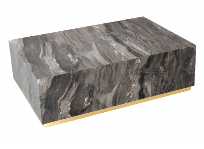 Moderner grauer Couchtisch aus Holz
