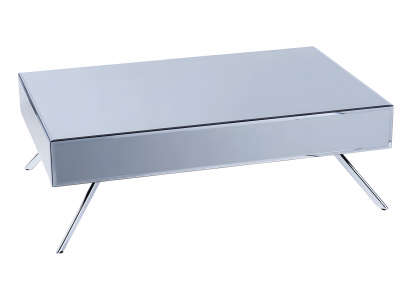 Grauer Holz Couchtisch modern elegant