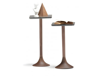 Beistelltisch-Set aus Holz in Braun modern eleganter Stil