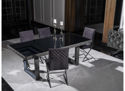 Esstisch Luxus Moderner Esstisch Grau Möbel Tisch Esszimmer Design Küche