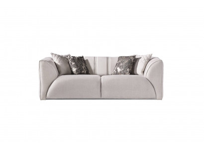 Luxus Sofa 3 Sitzer Polstersofa Textil Sitz Design Couch Modern Top-Qualität