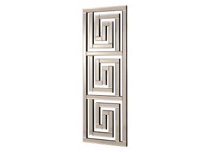 Grauer Spiegel aus Glas modern elegant für Wohnraum und Flur
