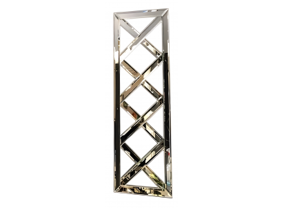 Goldener Wandspiegel aus Glas stilvoller Luxusdekor