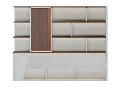 Modern Aktenschrank Bücherregal Büro Möbel praktisch 240cm
