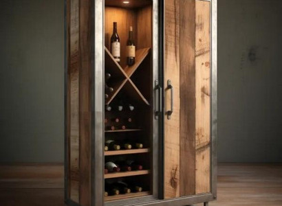 Weinkommode Bar-Weinschrank Weinlagerung Flaschenaufbewahrung Weinmöbel