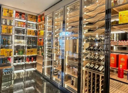Weinschrank Vitrine Weinregal Glasschrank Weinkühlschrank Flaschenregal