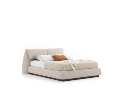 Elegantes Beiges Holzbetten in zeitlosem Design