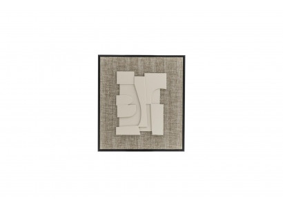 Beiges Holz Gemälde modern elegant für Wohn- und Büroumgebung