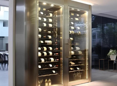 Weinschrank Weinkühlschrank Schaukasten Weinmöbel Schrankvitrine