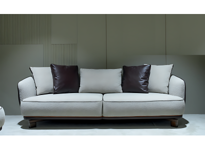 Dreisitzer Sofa Couch Wohnlandschaft Modern Stilvoll Funktional